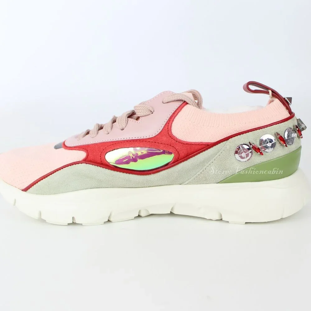 NEW VALENTINO GARAVANI Sneakers- Heroes Embellished - Travel & Streetwear